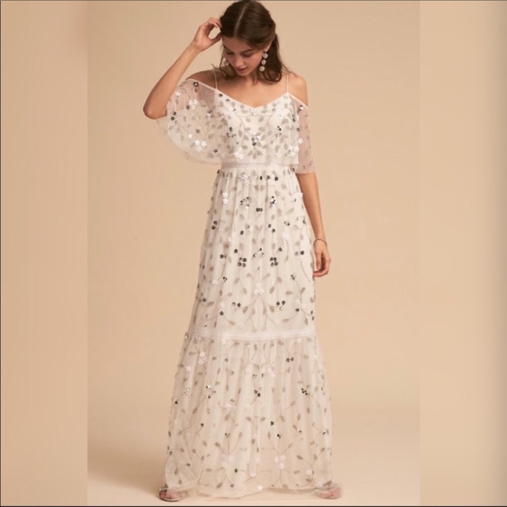 BHLDN Faye Dress by Adrianna Papell - Picture 3 of 8